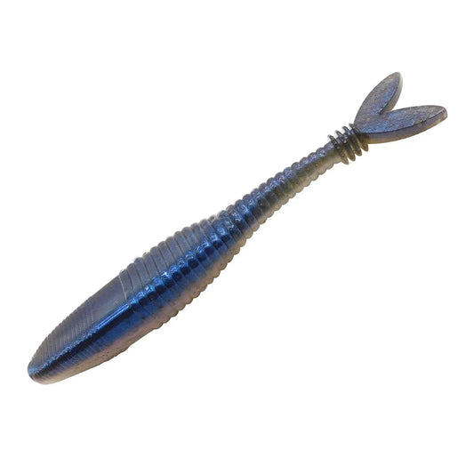 Leurre souple Pike Flat Fork Tail 7cm 10pcs