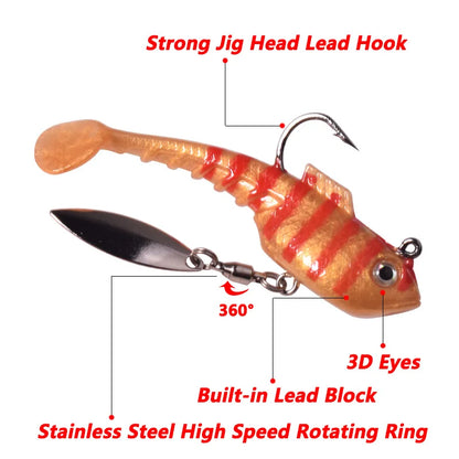 Leurre souple SilverDart SwimBait Jig 6,5cm