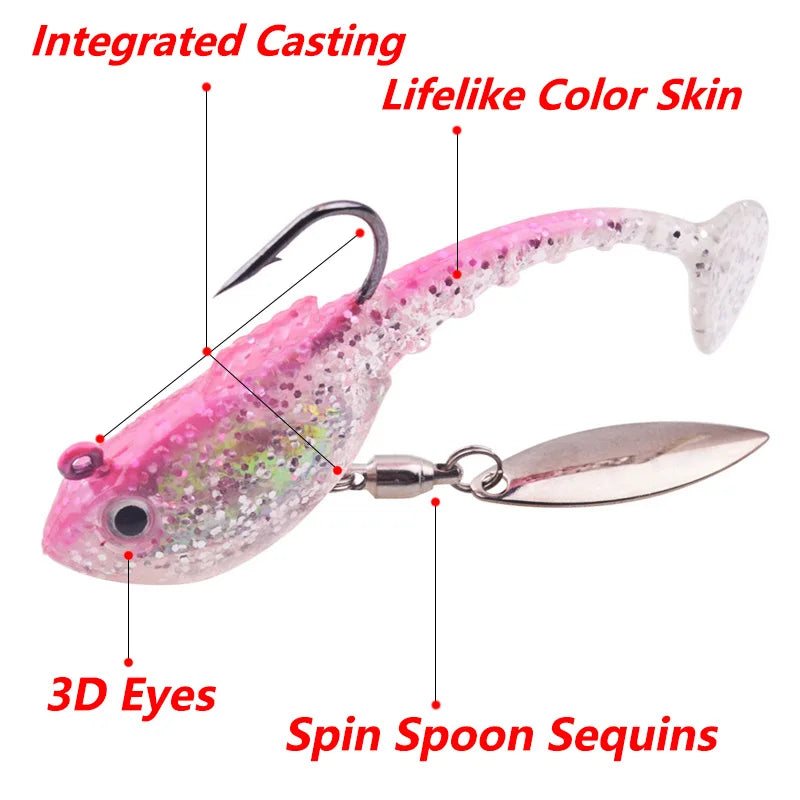 Leurre souple QuickDazzle Shad jig WDN 7cm