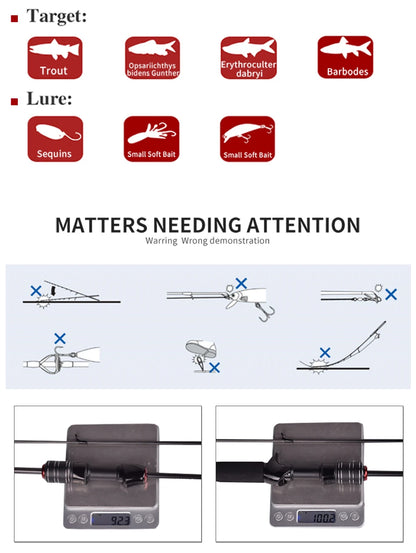 Canne à lancer Rapid Strike Mavllos UL BFS 0,6-8g/0,8-10g