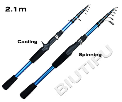 Canne télescopique River Force Stealth Rod 1.8/2.1/2.4m