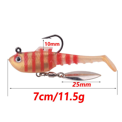 Leurre souple QuickDazzle Shad jig WDN 7cm