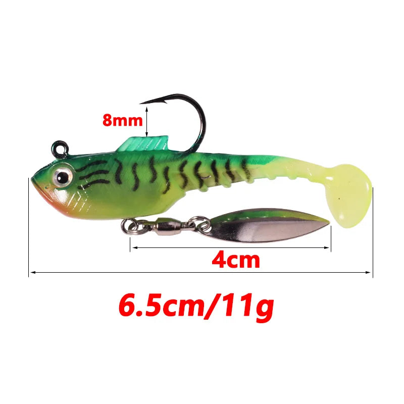 Leurre souple SilverDart SwimBait Jig 6,5cm