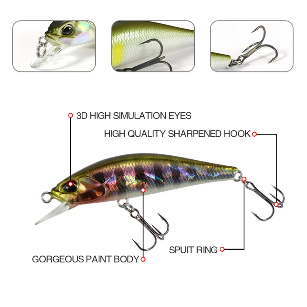 Leurre River Flick Spark Minnow 5cm