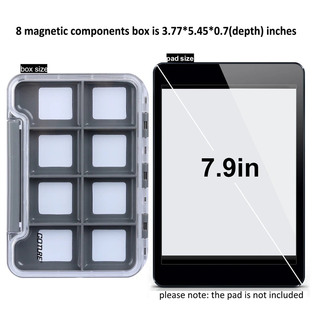 Boîte mouche Goture magnétique 8 compartiments